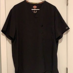 Dickies Stretch Scrub Top - Large - Black